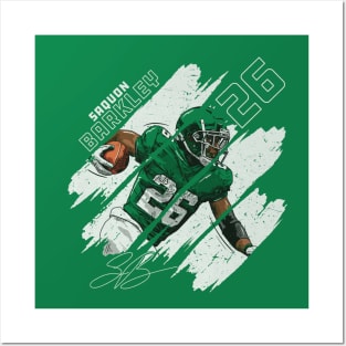 Saquon Barkley Philadelphia Stripes Posters and Art